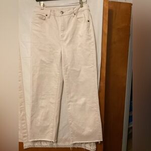 OLIVER LOGAN ABERDEEN WIDE LEG CROP SZ 28 SLOW DENIM environmental friendly